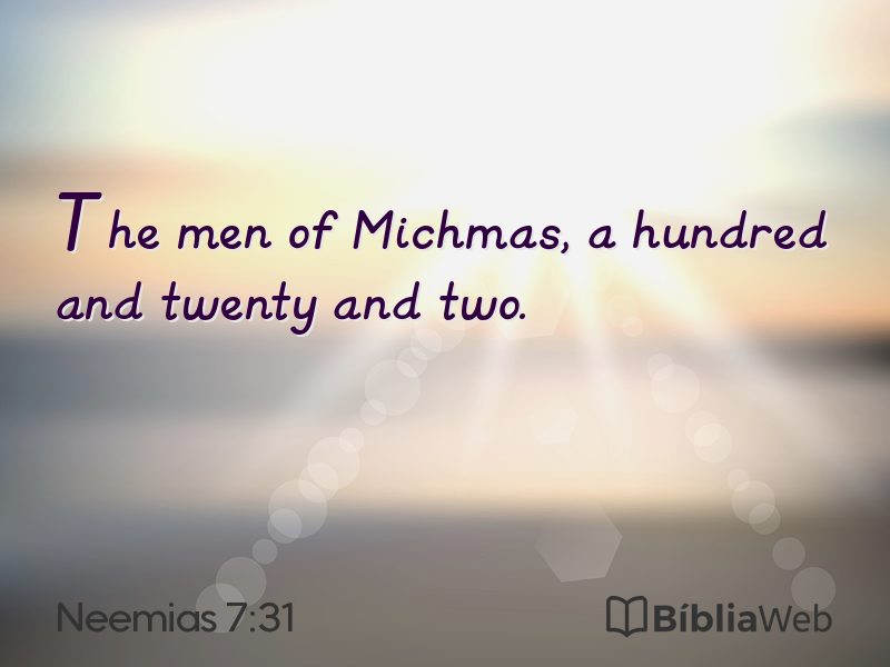 Neemias 7:31 em imagem para compartilhar