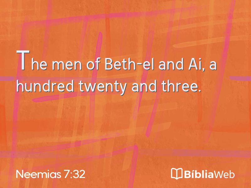 Neemias 7:32 em imagem para compartilhar