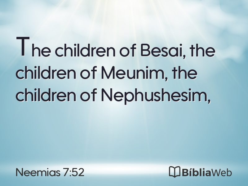 Neemias 7:52 em imagem para compartilhar