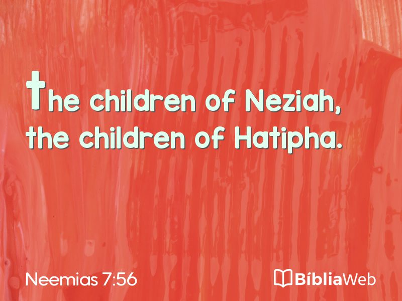 Neemias 7:56 em imagem para compartilhar