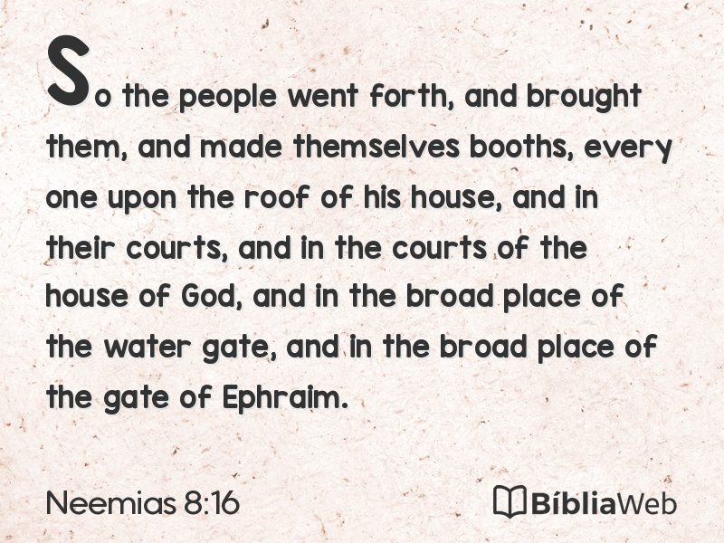 Neemias 8:16 em imagem para compartilhar