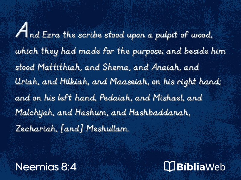Neemias 8:4 em imagem para compartilhar