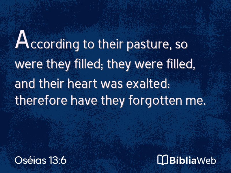 Oséias 13:6 em imagem para compartilhar
