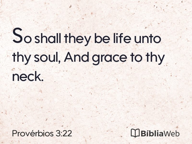Provérbios 3:22 em imagem para compartilhar