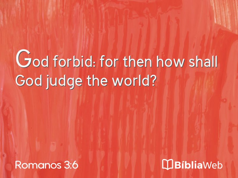 Romanos 3:6 em imagem para compartilhar