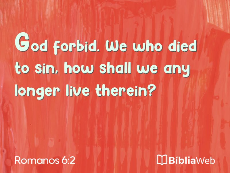 Romanos 6:2 em imagem para compartilhar