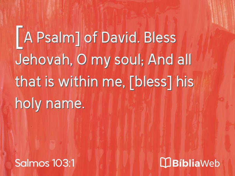 Salmos 103:1 em imagem para compartilhar
