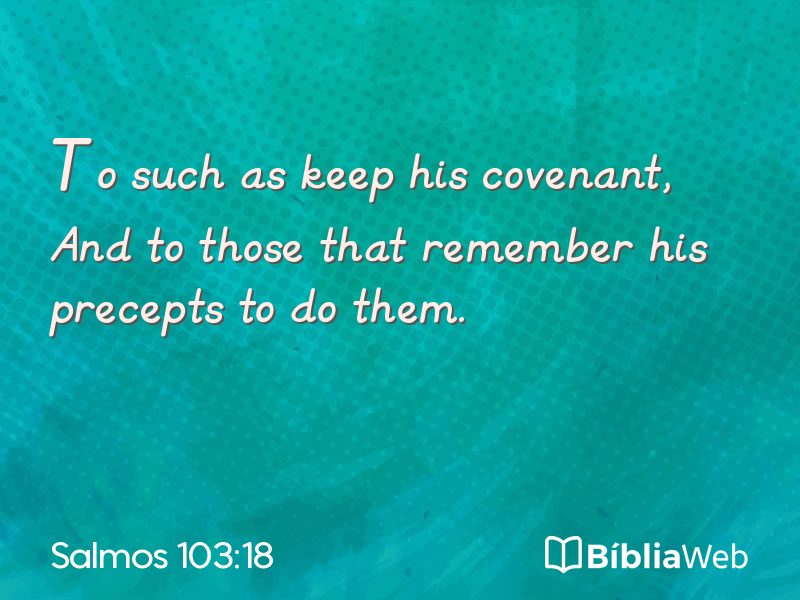 Salmos 103:18 em imagem para compartilhar
