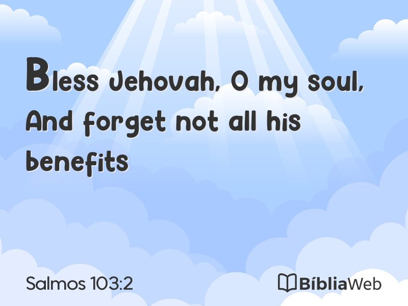 Salmos 103:2 em imagem para compartilhar