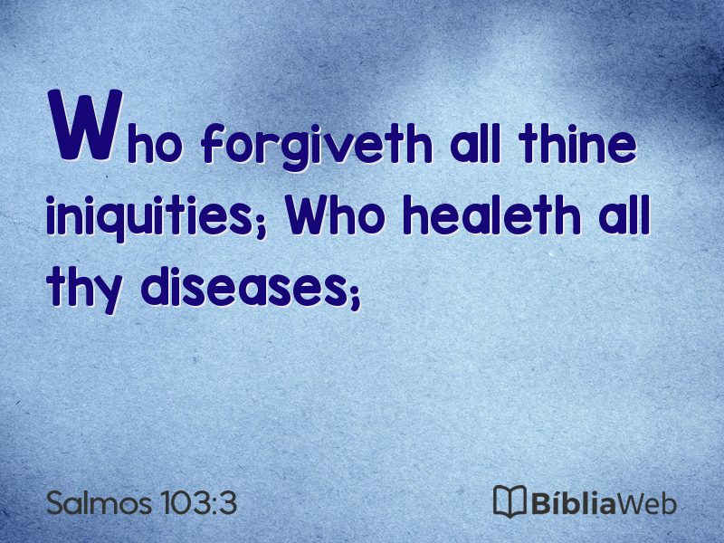 Salmos 103:3 em imagem para compartilhar