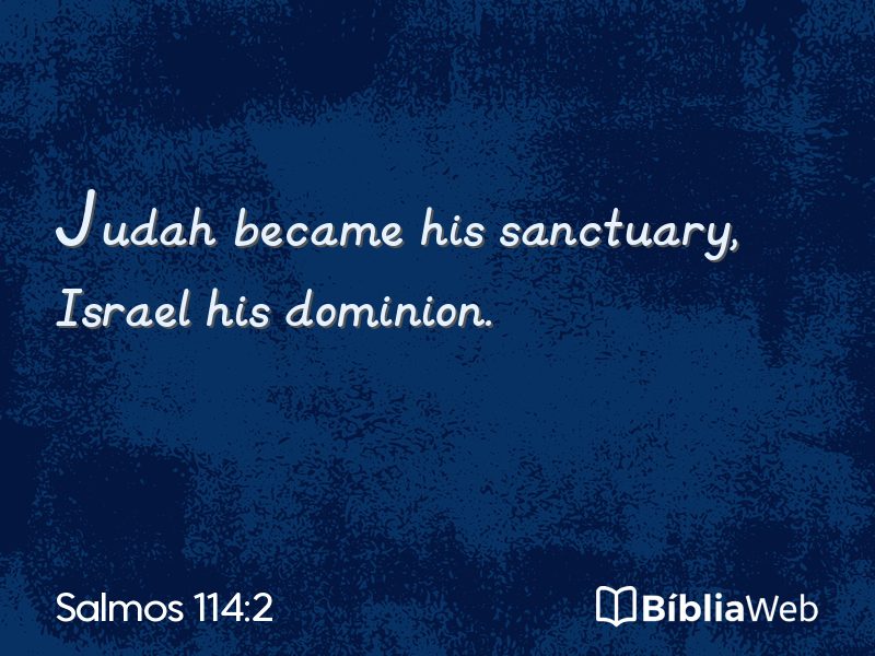Salmos 114:2 em imagem para compartilhar