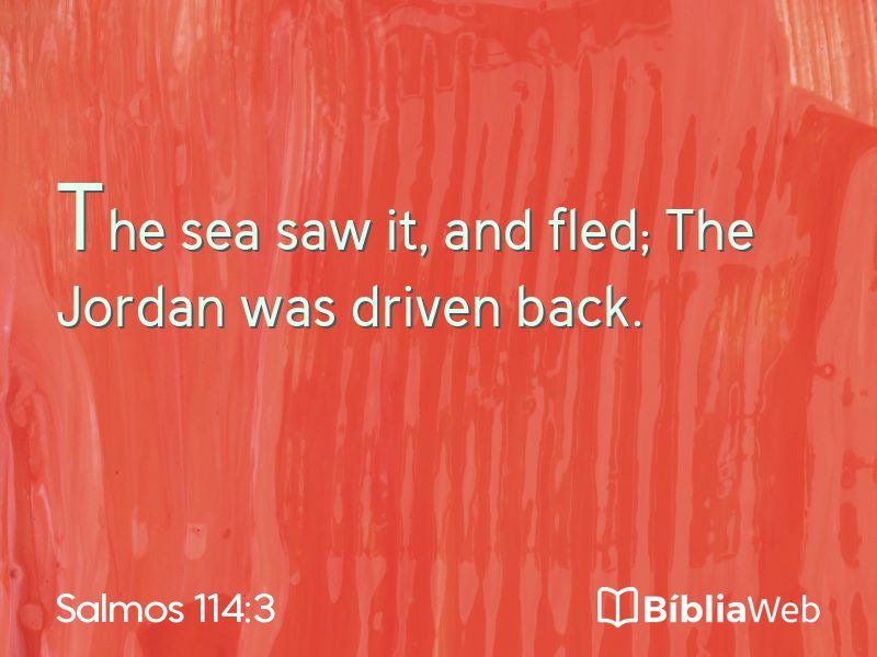 Salmos 114:3 em imagem para compartilhar