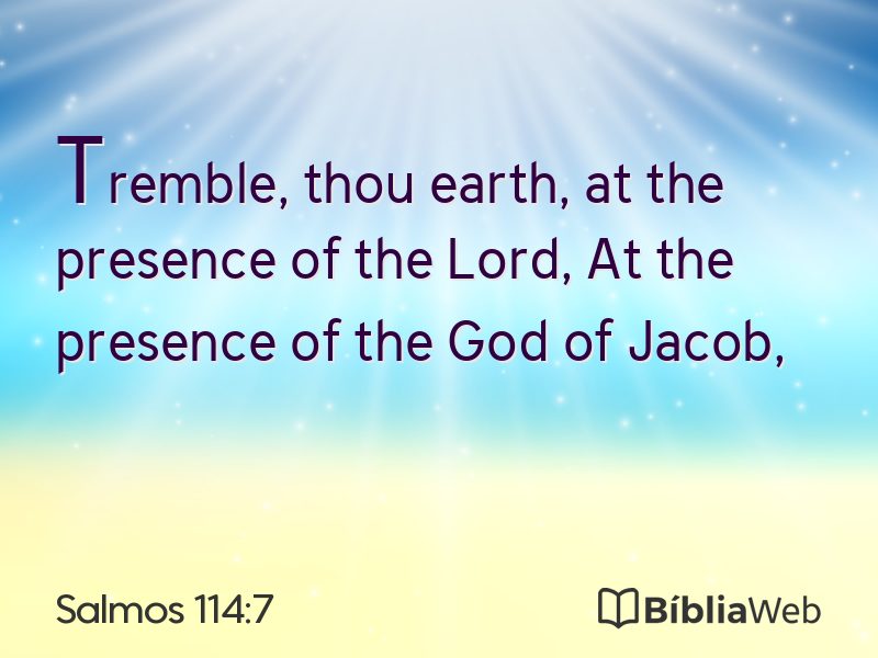 Salmos 114:7 em imagem para compartilhar