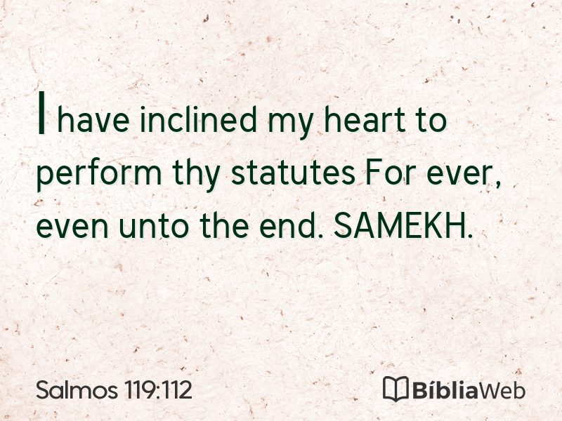 Salmos 119:112 em imagem para compartilhar