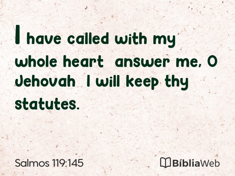 Salmos 119:145 em imagem para compartilhar