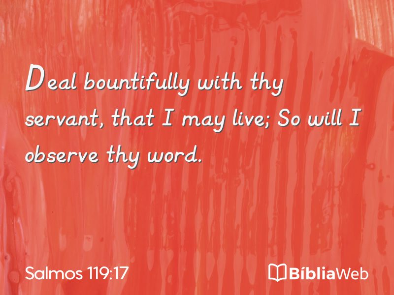 Salmos 119:17 em imagem para compartilhar
