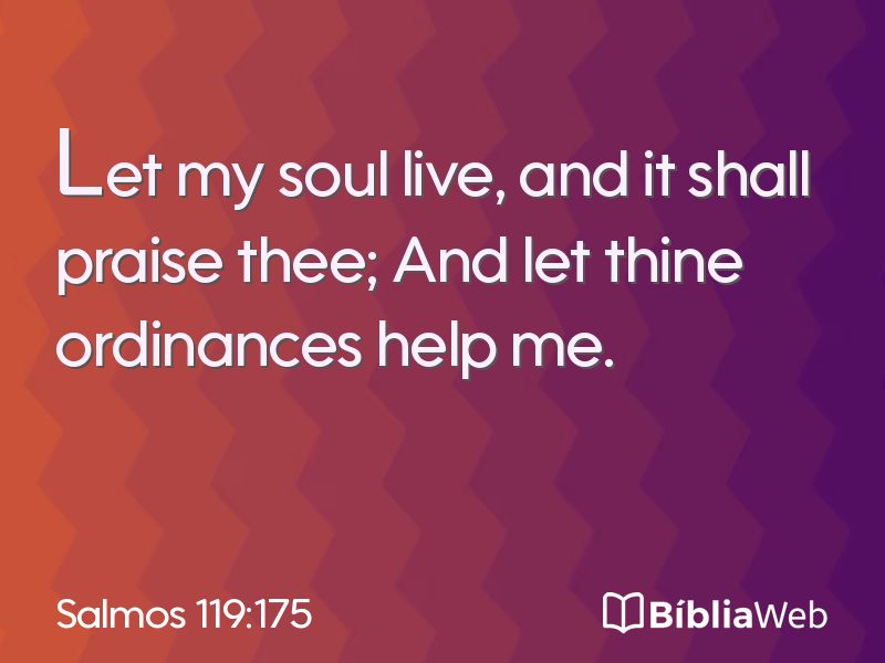 Salmos 119:175 em imagem para compartilhar