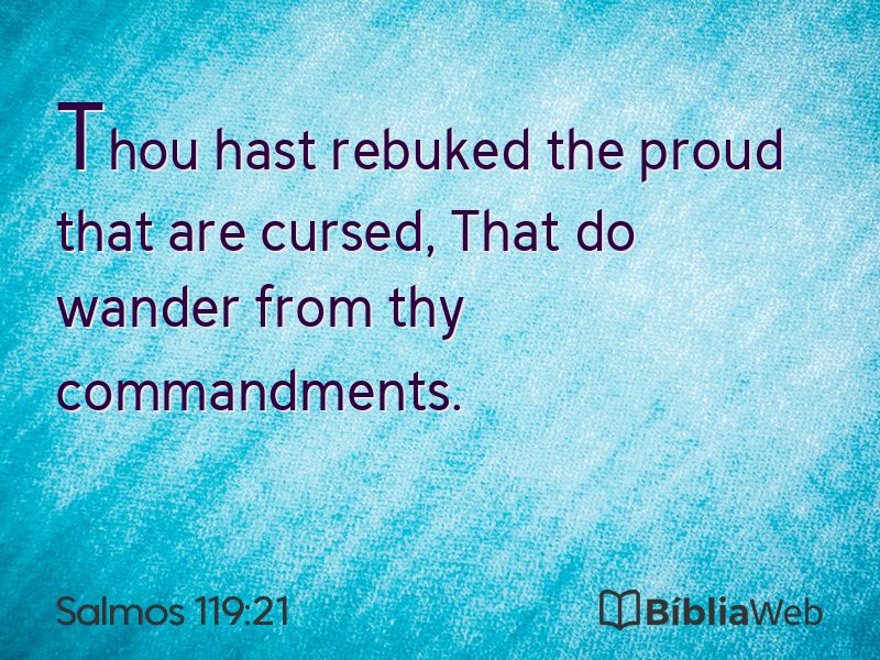 Salmos 119:21 em imagem para compartilhar