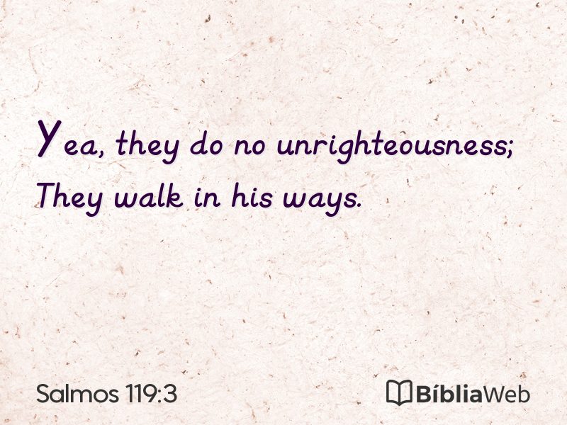 Salmos 119:3 em imagem para compartilhar