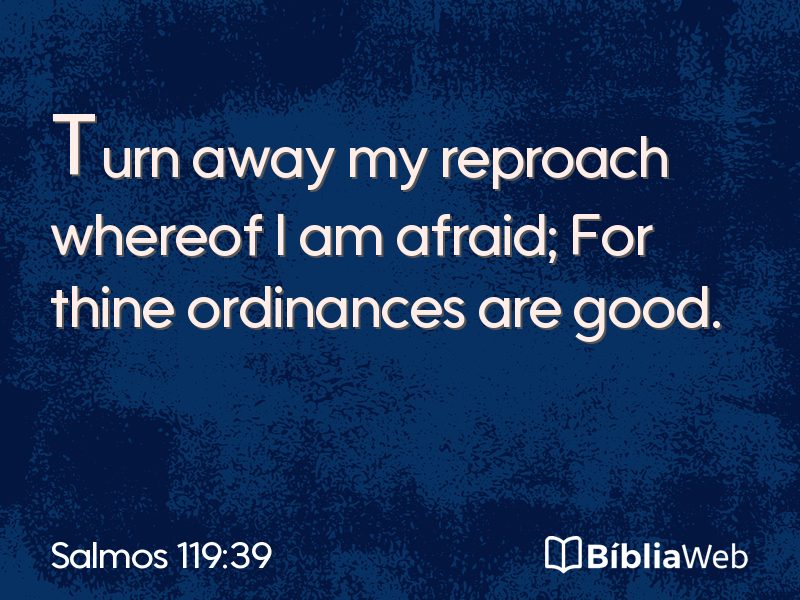 Salmos 119:39 em imagem para compartilhar