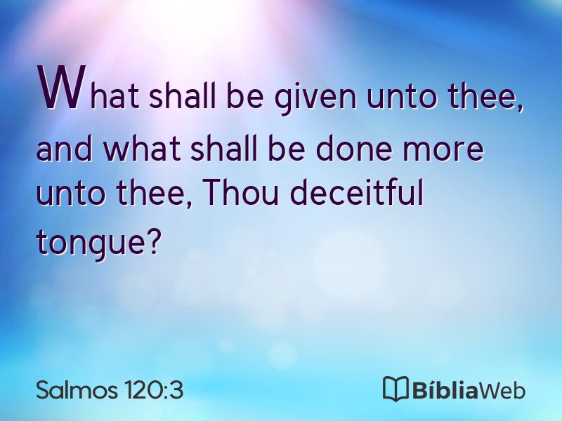 Salmos 120:3 em imagem para compartilhar