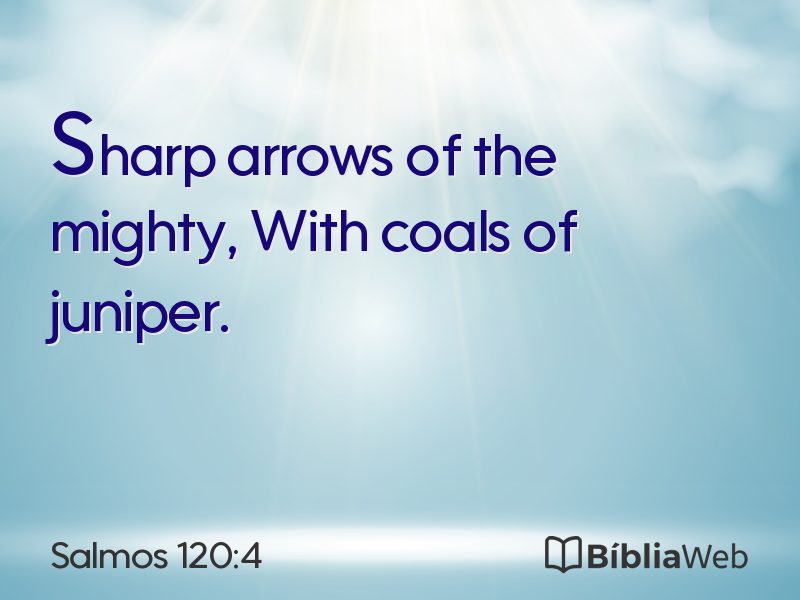 Salmos 120:4 em imagem para compartilhar