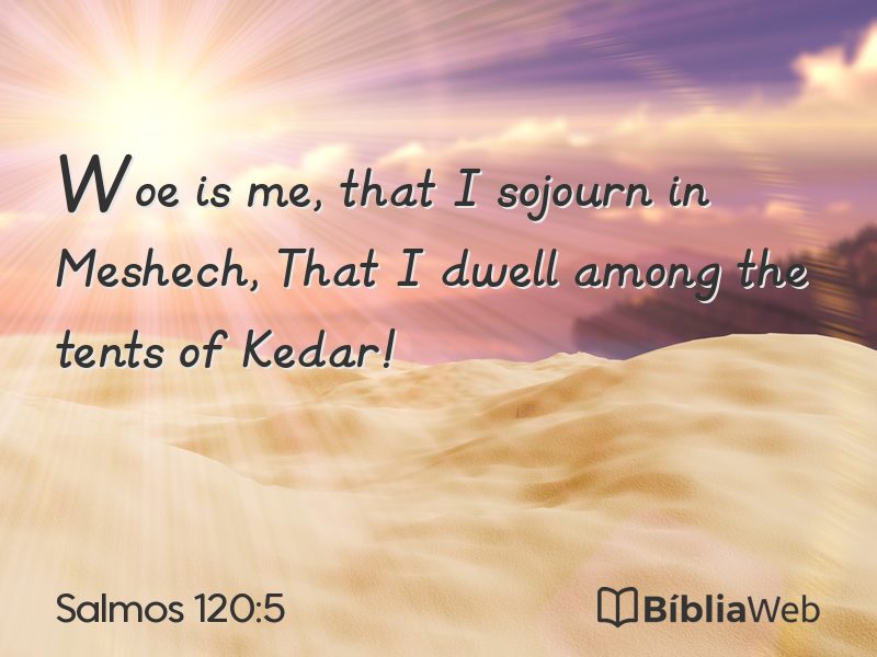 Salmos 120:5 em imagem para compartilhar