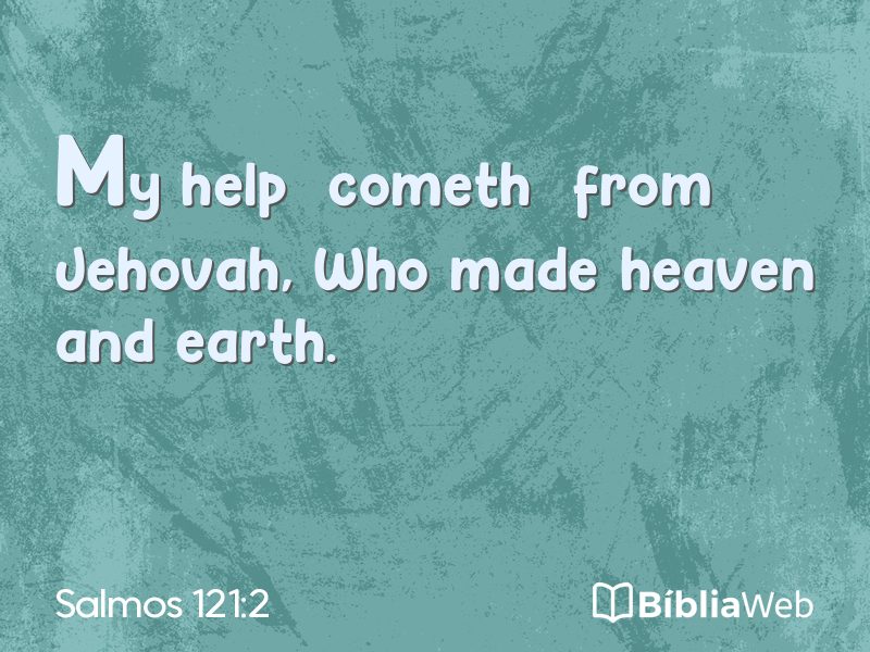 Salmos 121:2 em imagem para compartilhar