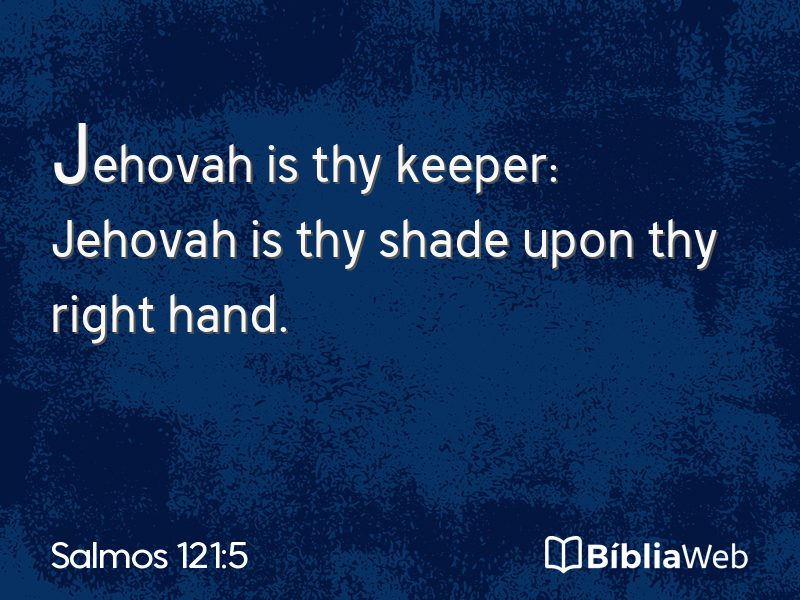 Salmos 121:5 em imagem para compartilhar