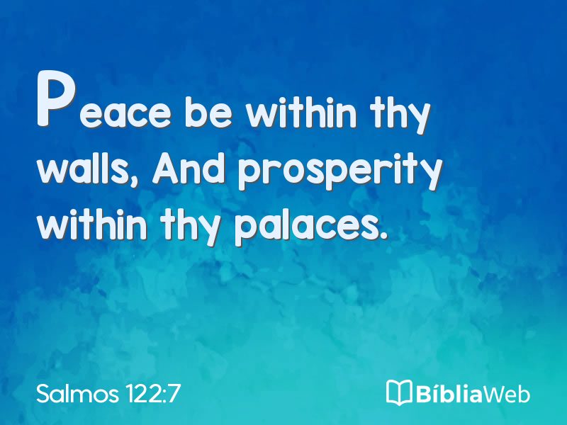 Salmos 122:7 em imagem para compartilhar