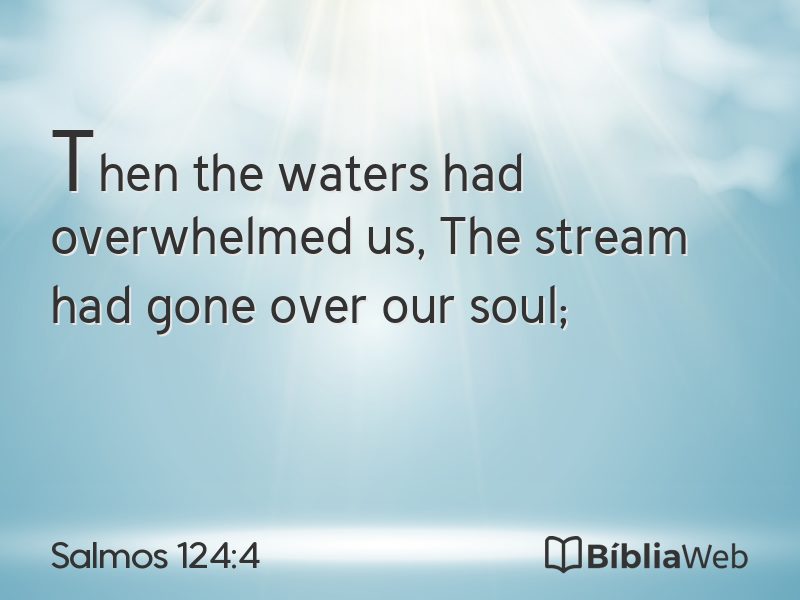 Salmos 124:4 em imagem para compartilhar