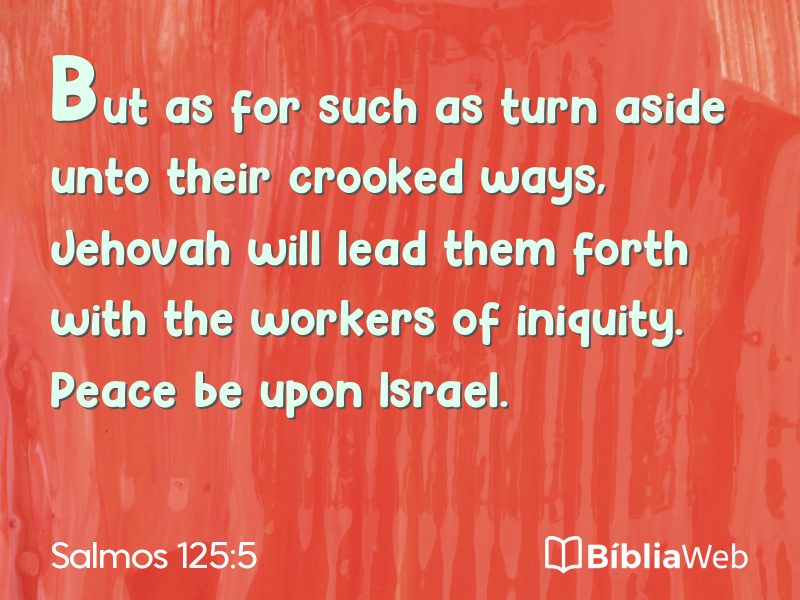 Salmos 125:5 em imagem para compartilhar