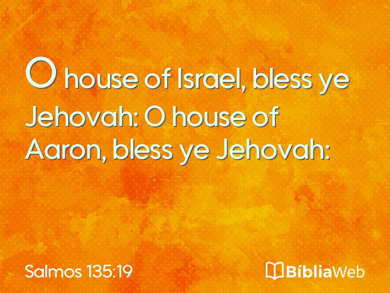 Salmos 135:19 em imagem para compartilhar