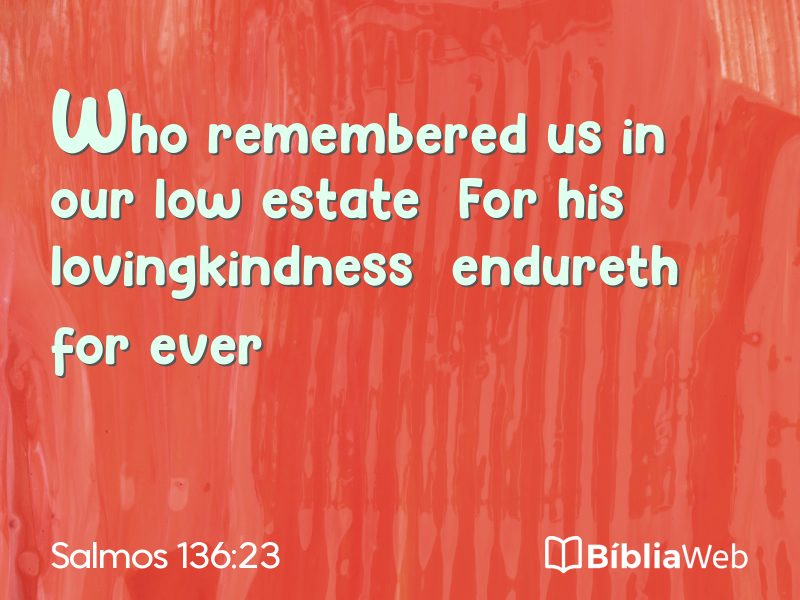 Salmos 136:23 em imagem para compartilhar