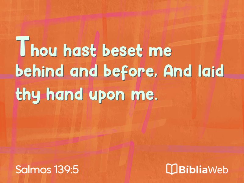 Salmos 139:5 em imagem para compartilhar