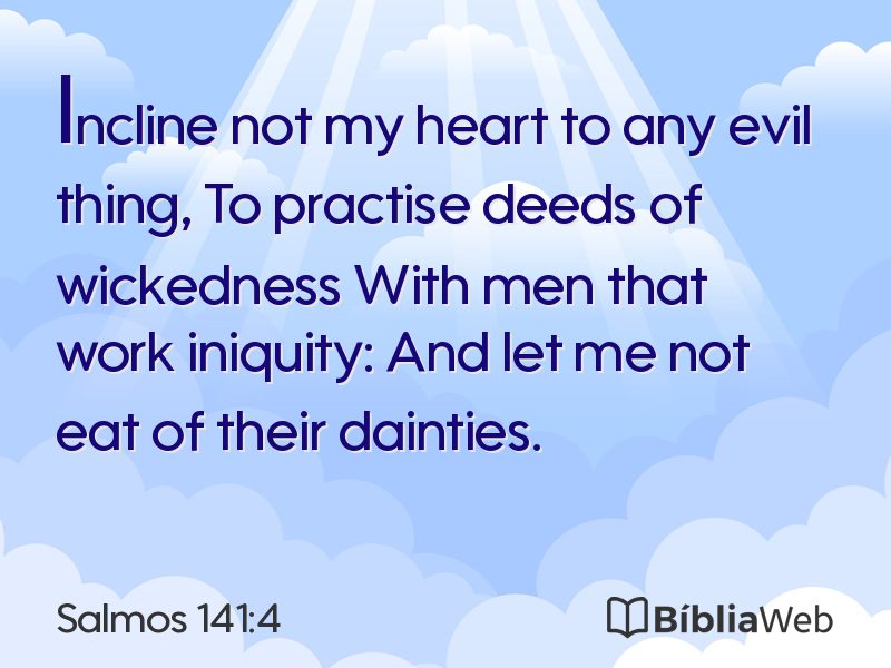 Salmos 141:4 em imagem para compartilhar