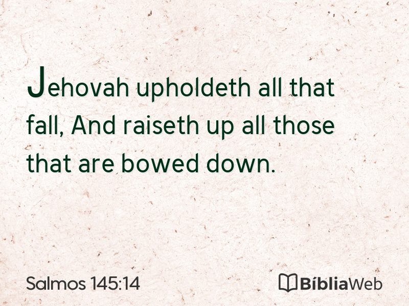 Salmos 145:14 em imagem para compartilhar