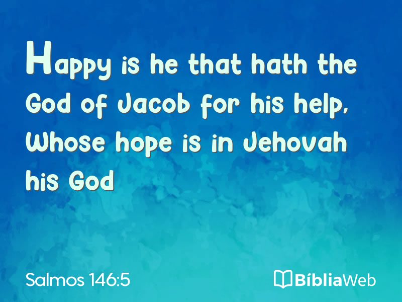Salmos 146:5 em imagem para compartilhar