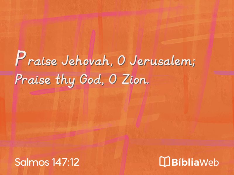 Salmos 147:12 em imagem para compartilhar