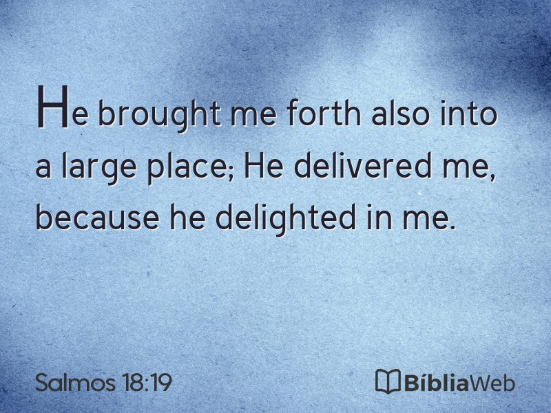 Salmos 18:19 em imagem para compartilhar