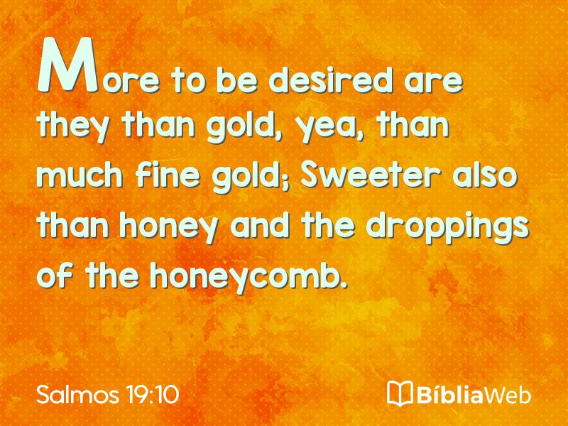 Salmos 19:10 em imagem para compartilhar