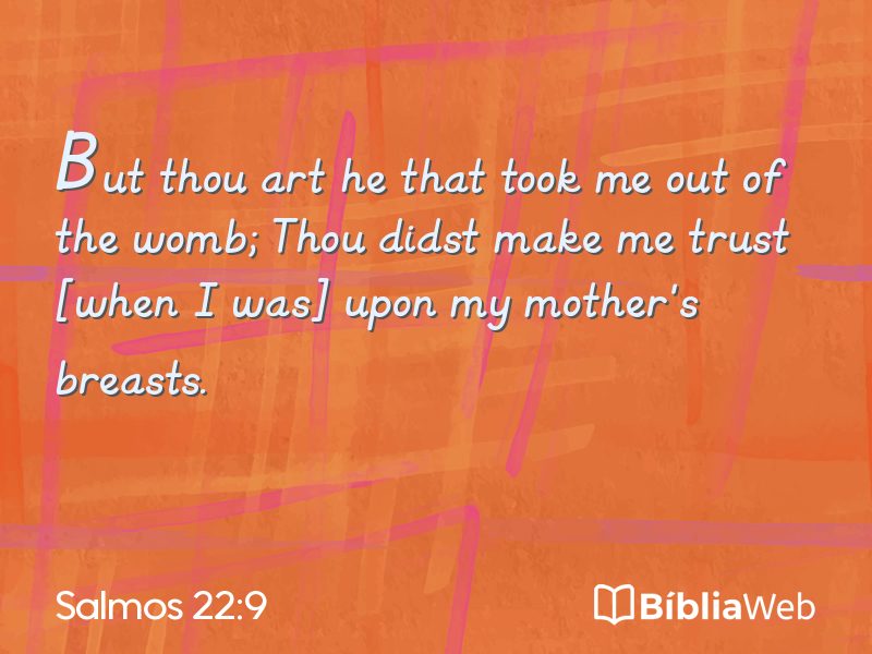 Salmos 22:9 em imagem para compartilhar