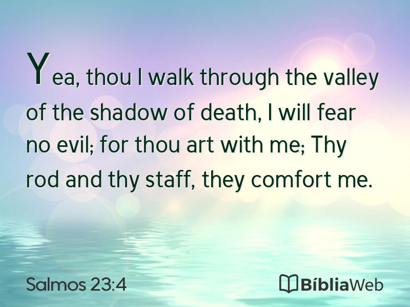 Salmos 23:4 em imagem para compartilhar