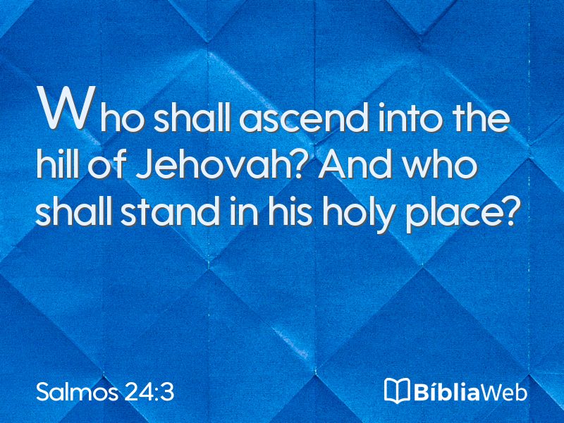 Salmos 24:3 em imagem para compartilhar