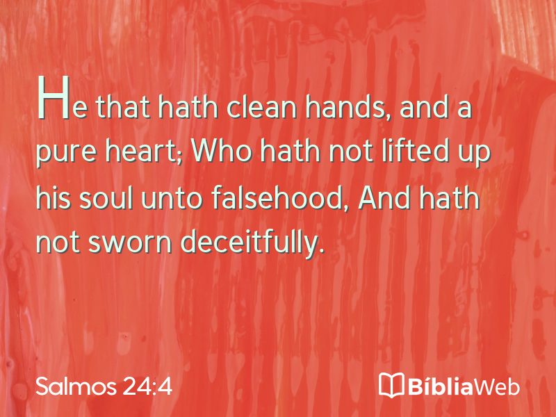 Salmos 24:4 em imagem para compartilhar