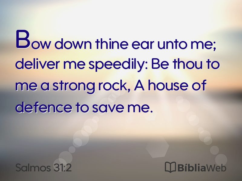 Salmos 31:2 em imagem para compartilhar