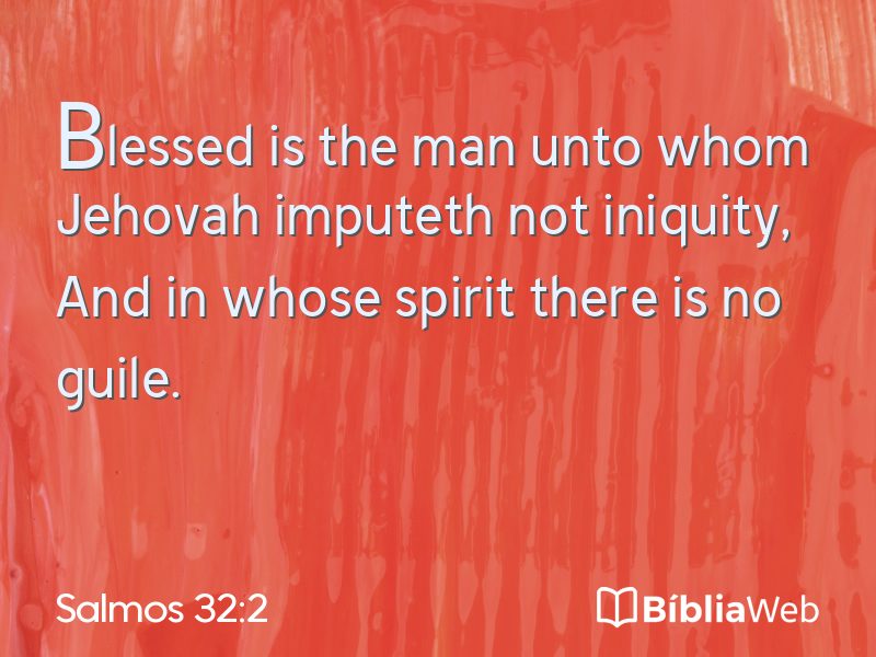 Salmos 32:2 em imagem para compartilhar