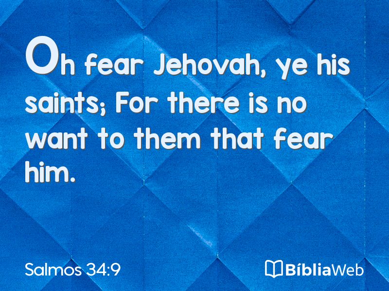 Salmos 34:9 em imagem para compartilhar