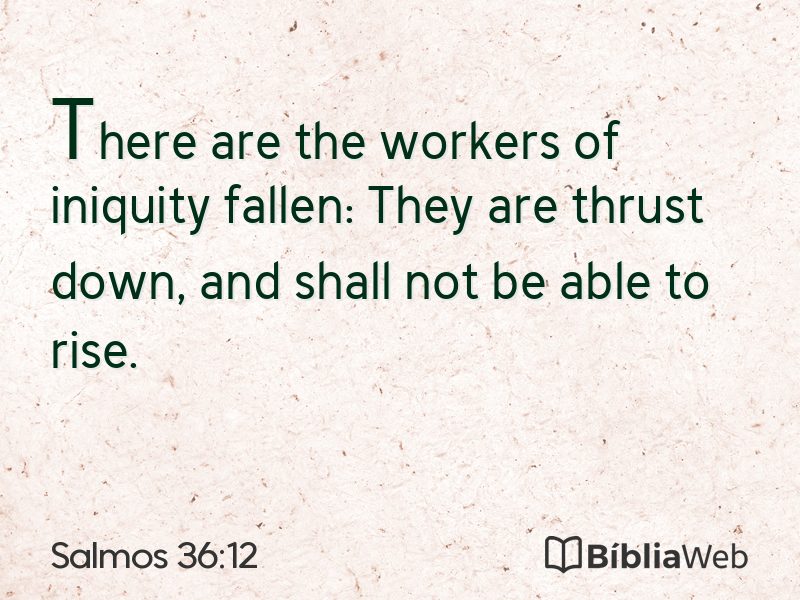 Salmos 36:12 em imagem para compartilhar
