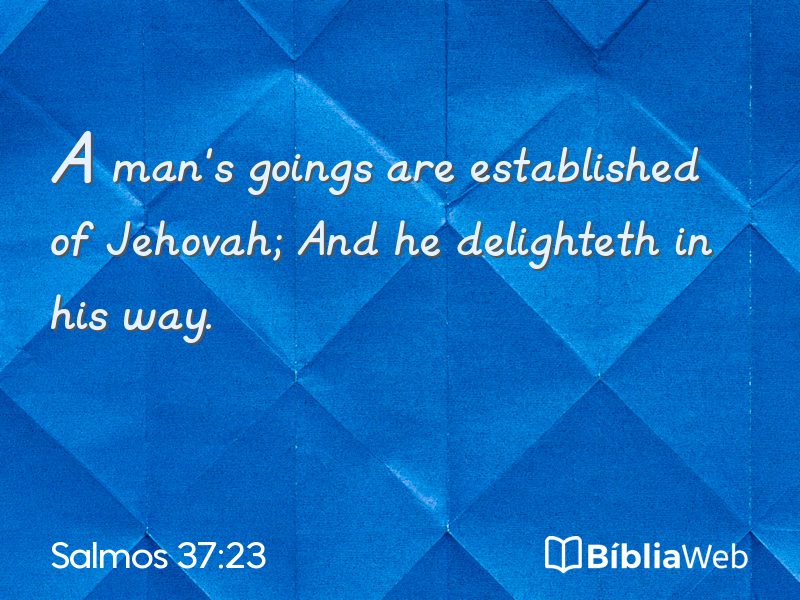 Salmos 37:23 em imagem para compartilhar